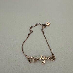 Gold New York Bracelet